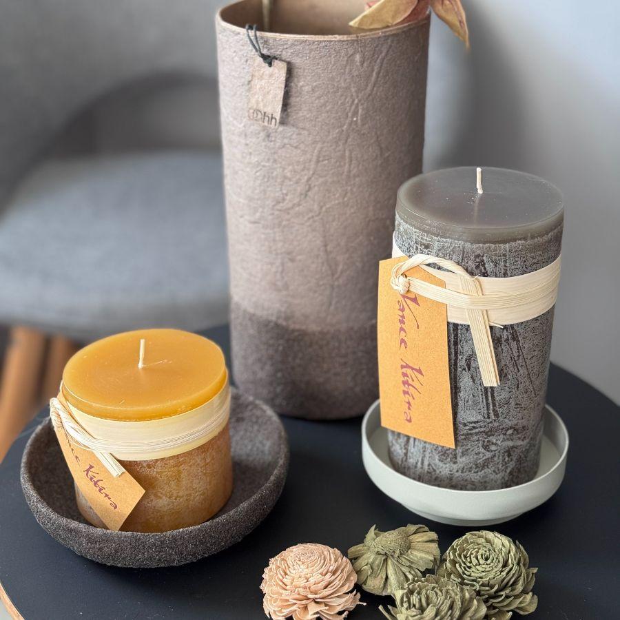 Terasz gyertyafénnyel