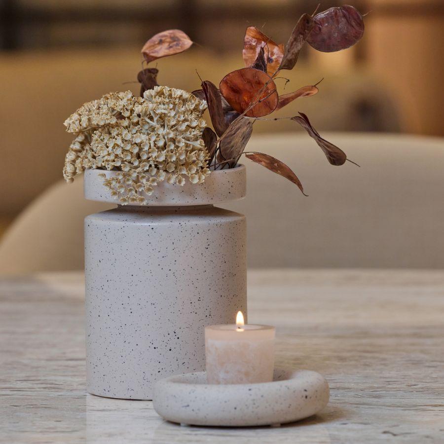 Terasz gyertyafénnyel