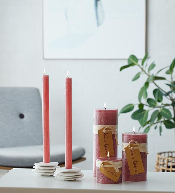 Terasz gyertyafénnyel