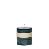 Oszlop gyertya D8-H7.5 - Petróleum zöld/kék Oszlop gyertya D8-H7.5 - Petróleum zöld/kék