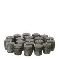 Mini oszlopgyertya (Votive) szett D4 × H4 cm (4 db) - Burnt olive (Olivazöld) Mini oszlopgyertya (Votive) szett D4 × H4 cm (4 db) - Burnt olive (Olivazöld)