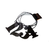 Adventi számok fából - 4db - fekete Adventi számok fából - 4db - fekete