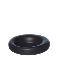 Ania kerámia gyertyatartó/tálka – Matt fekete Ania kerámia gyertyatartó/tálka – Matt fekete