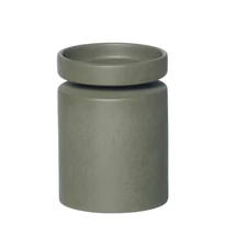 ANIA DUO váza és gyertyatartó – Égetett olívazöld – S ANIA DUO váza és gyertyatartó – Égetett olívazöld – S