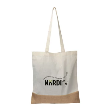 NORDIfy logózott vászontáska a fenntarthatóbb otthonért