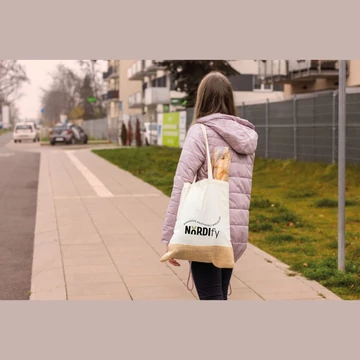 NORDIfy logózott vászontáska a fenntarthatóbb otthonért