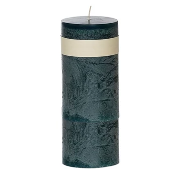 Oszlop gyertya D8-H23 Petróleum kékeszöld színben