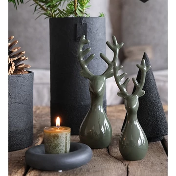 Mini oszlopgyertya (Votive) szett 4 db Burnt Olive színben