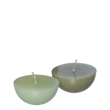 Úszógyertya szett 4 db Zsályazöld és Vízzöld árnyalatban