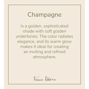 Kúpos gyertya - 2db - Champagne (pezsgő)