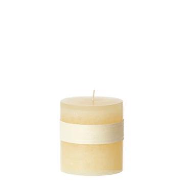 Oszlop gyertya D8-H7.5 - Straw (Szalmasárga)