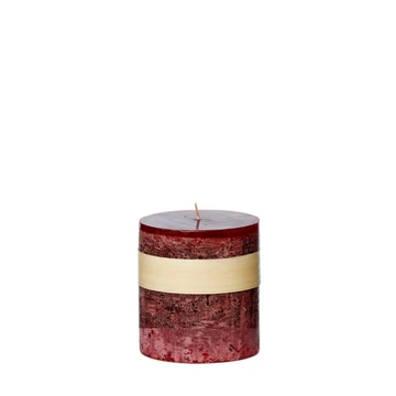 Oszlop gyertya D8-H7,5 Wine (Bordó) mélyvörös színben Oszlop gyertya D8-H7,5 Wine (Bordó) mélyvörös színben