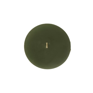 Oszlop gyertya D8-H15 Pine Green mély fenyőzöld színben