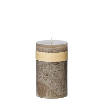 Oszlop gyertya D8-H15 - Taupe