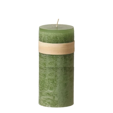 Oszlop gyertya D8-H23 - Turf green (Fűzöld)