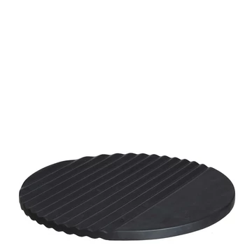 Wave kör alakú alátét - matt fekete - XL Wave kör alakú alátét - matt fekete - XL