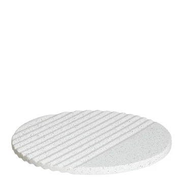Wave kör alakú alátét - fehér mix - XL