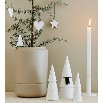 Fehér Pulp fenyőfa szett – S méretű karácsonyi dekoráció