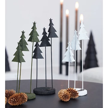 WOOD’z karácsonyfák trió fekete színben – modern karácsonyi dekoráció