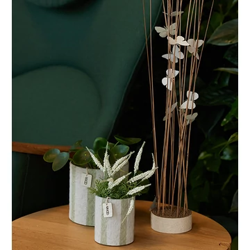 Off white papír pillangó dekor álló lakásdekoráció