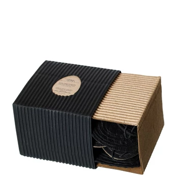 Húsvéti tojások dobozban, 6 db - fekete