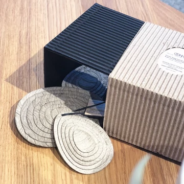 Húsvéti tojások dobozban, 6 db - natúr