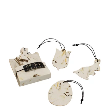 Húsvéti figurák borítékban, 12 db - lótusz sárga