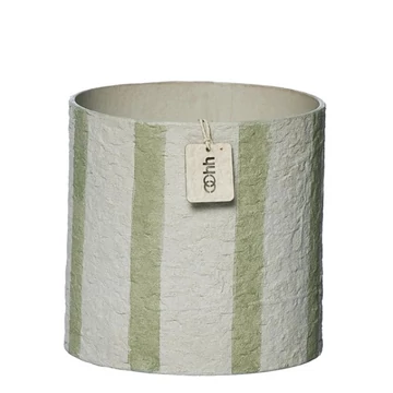 Zsályazöld Hampton kaspó – közepes méret, kézzel készült