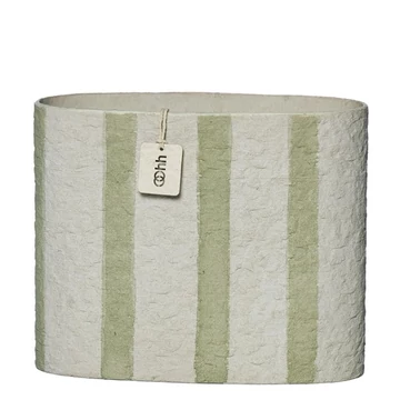 Hampton kollekció – XL méretű váza zsálya árnyalatban, ovális forma