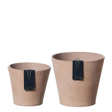 TOKYO mini kaspó készlet, 2db, világosbarna, XS