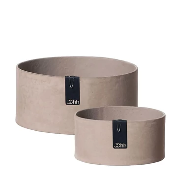 TOKYO tál készlet, 2 db - világosbarna - L