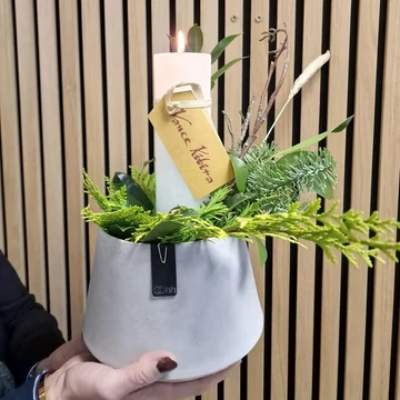 TOKYO kaspó, szürke, L