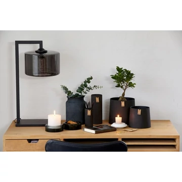 TOSZKÁNA zero waste váza - fekete - L