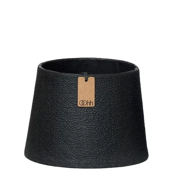 TOSZKÁNA zero waste kúpos kaspó - fekete - M