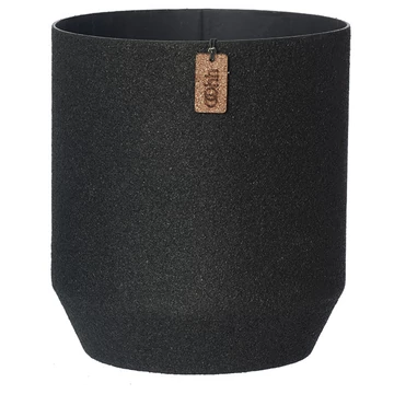 WOOD’z Alba kaspó – Fekete – L méret, magasított forma, strukturált felület WOOD’z Alba kaspó – Fekete – L méret, magasított forma, strukturált felület