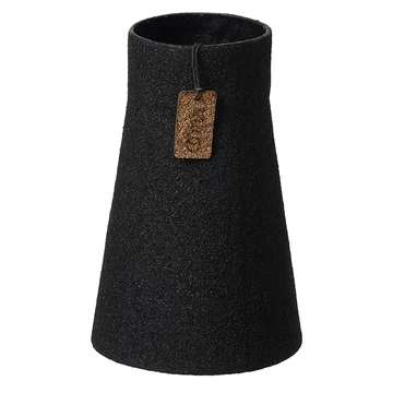 WOOD’z váza kézzel készítve, fekete színben, fenntartható anyagból WOOD’z váza kézzel készítve, fekete színben, fenntartható anyagból