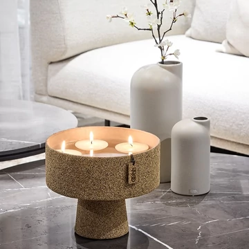 WOOD’z Talpas tál kávé színben – szoborszerű fenntartható design