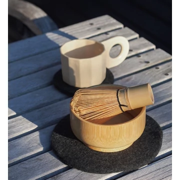 WOOL Zero waste gyapjú alátét - 16cm - zöld