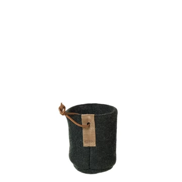 WOOL Zero waste palacktartó - faszén színű