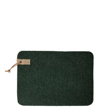 WOOL Zero waste gyapjú alátét, téglalap - zöld