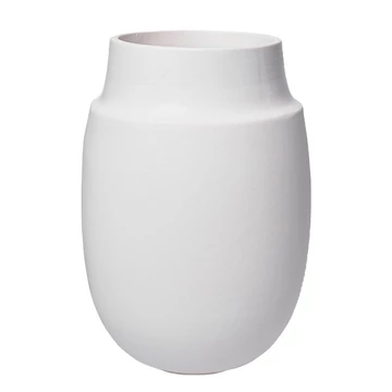 AYA váza, homokszórt felület - fehér - M
