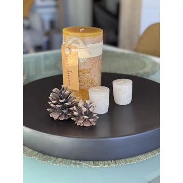 Ally kerámia tál matt fekete színben, L méret