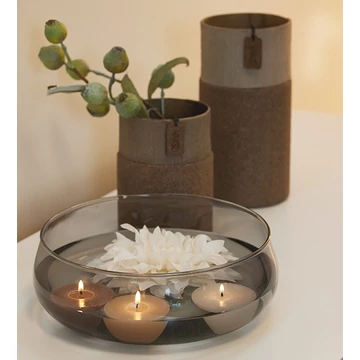 Valencia üvegtál - zsályazöld - XL