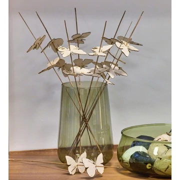 Valencia drop váza - zsályazöld - M