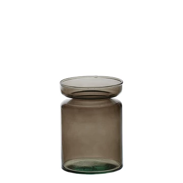 Valencia Duo váza és gyertyatartó kávébarna színben, S méretben