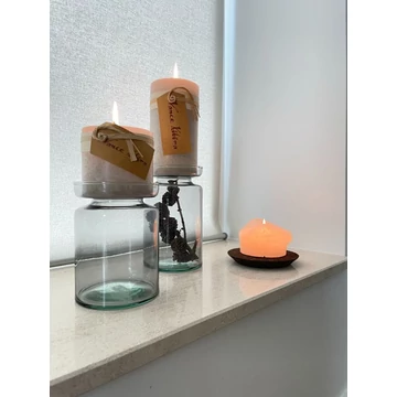 Valencia Duo váza és gyertyatartó Clear kivitelben, S méret