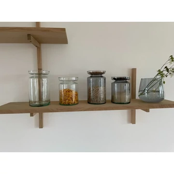 Valencia Duo váza és gyertyatartó Mauve Taupe színben, S méret