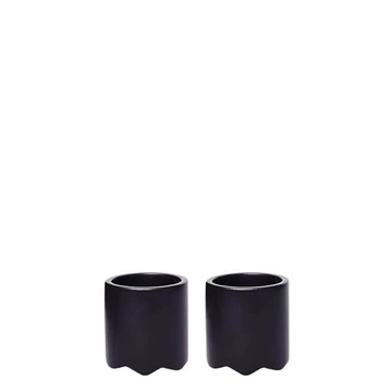 Wave tojástartó párban - matt fekete - S