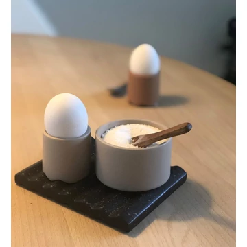 Wave só és bors tartó - matt bézs - S