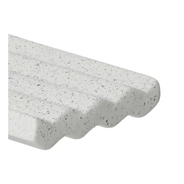 Wave kerámia alátét - matt fehér mix - XS